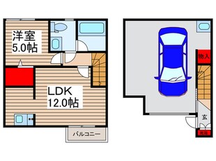 The　Bliss　Fort　URAWAの物件間取画像